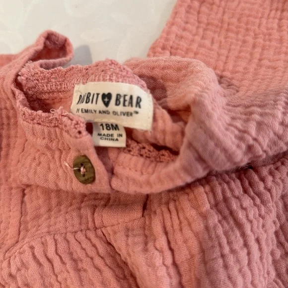 🌟3/$15🌟 EUC Rabbit + Bear Matching Set. 18 Mo - Picture 3 of 8